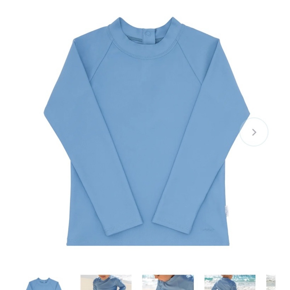 Aqua Blue Kids Swim Rashguard